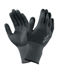HyFlex Nitrile Foam Palm Coated Gloves - Black - Size 10