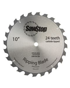 SawStop 10" 24 Tooth Ripping Table Saw Blade