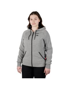 Milwaukee M12 Women's Heated Hoodie - Gray - Large (Kit)