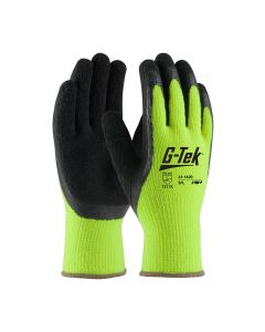 PIP G-Tek Hi-Vis Seamless Knit Acrylic Glove w/ Latex Grip