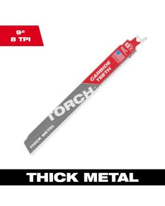 Milwaukee SAWZALL TORCH 7TPI 9" Carbide Blade 1pk