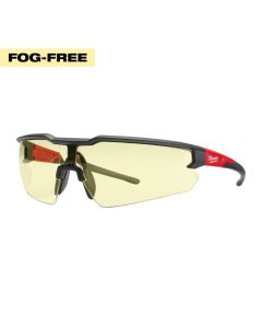 Milwaukee Safety Glasses - Yellow Fog-Free Lenses