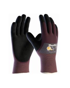 PIP MaxiDry Nitrile Glove w/ Non-Slip Grip & Nylon Liner - XL