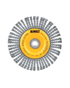 DeWalt 6-1/2"x5/8"-11 XP .020 Stainless Stringer Wire Wheel (6pk)