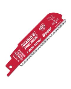 Diablo 4" Bi-Metal Recip Blade for Medium Metal Cutting 2 Pack