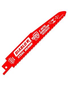 Diablo 6" Bi-Metal Recip Blade for Thick Metal/Demolition 2 Pack