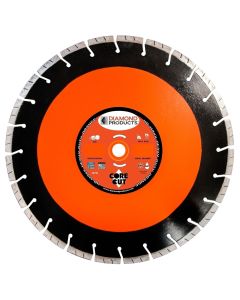 Diamond Products 20"x1" Heavy Duty Orange Masonry Blade 