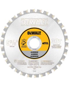 DeWalt 30T 5-3/8" Aluminum Circular Saw Blade