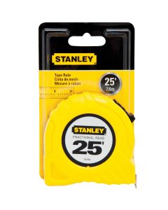 Stanley 25 ft Stanley® Fractional Read Tape Measure 