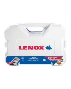 Lenox 10 Piece Plumber's SPEED SLOT Hole Saw Kit