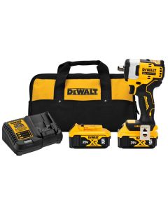 DeWalt 20V MAX* 1/2" Cordless Impact Wrench with Hog Ring Anvil Kit 