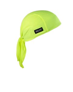 Ergodyne Chill-Its 6615 High-Performance Bandana Do Rag - Terry Cloth Sweatband - Lime