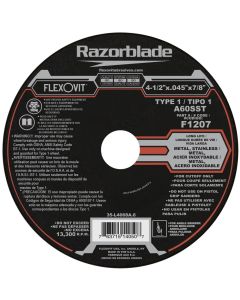 Flexovit 14"x1/8"x20mm A24/30SB  Razorblade Type 1 High Speed Cutoff Wheel