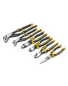 GearWrench 6pc PITBULL Bual Material Mixed Plier Set