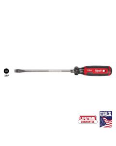 Milwaukee 3/8" Slotted 8" Cushion Grip Screwdriver