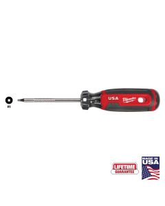 Milwaukee #1 Square 3" Cushion Grip Screwdriver