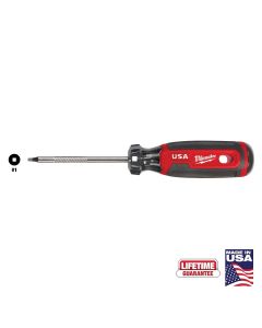 Milwaukee #1 Square 3" Cushion Grip Screwdriver