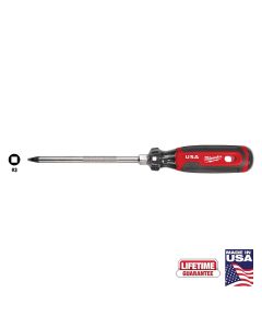 Milwaukee #3 Square 6" Cushion Grip Screwdriver