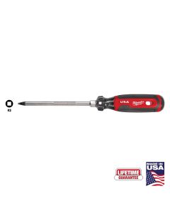 Milwaukee #3 Square 6" Cushion Grip Screwdriver