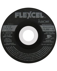 Flexovit S6900 Type 27 Grinding & Finishing Wheel 4-1/2"x1/8"x7/8"