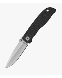 Sarge Diamond Line Lock Folding Pocket Knife - Black
