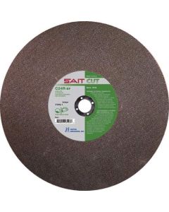 United Abrasives/Sait 14"x1/8"x1" C24R Heavy Duty Concrete Portable Saw Cut-Off Wheel