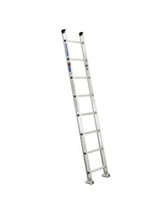 Werner 8' Aluminum D-Rung Straight Ladder