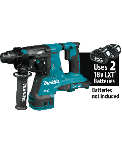 Makita 36V (18V X2) LXT® Brushless 1‑1/8" AVT® Rotary Hammer, accepts SDS‑PLUS bits, AFT®, AWS® Capable, Tool Only