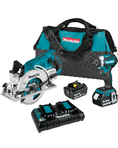 Makita 18V LXT® 5.0Ah Lithium‑Ion Brushless Cordless 2‑Pc. Combo Kit 