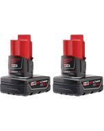 Milwaukee M12 REDLITHIUM™ XC Battery Two Pack