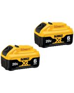 DeWalt 20V MAX XR 6.0AH Battery 2pk
