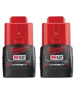 Milwaukee M12 REDLITHIUM™ Compact Battery Two Pack
